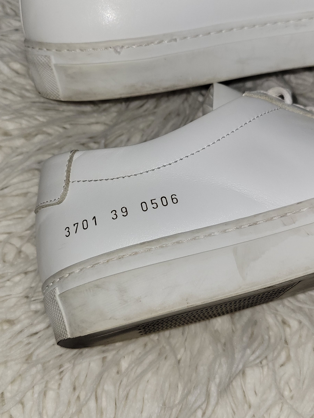 Common Projects Achilles White Leather Low-Top Sneakers - Picture 8 of 8